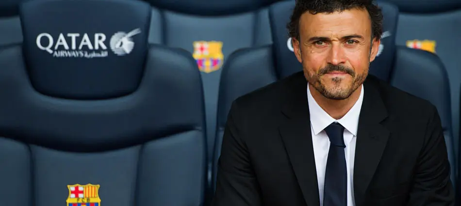 Luis Enrique, favorito al galard&oacute;n de la FIFA. / Twitter
