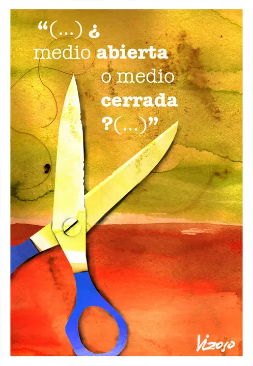 medio abierta