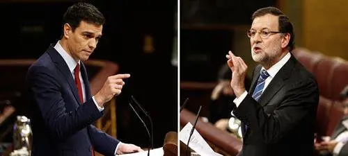 Pedro S&aacute;nchez y Mariano Rajoy.