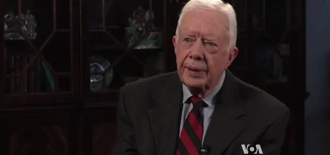 JImmy Carter en una imagen de televisión. / Mundiario