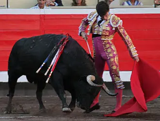Jos&eacute; Garrido con el tercero.