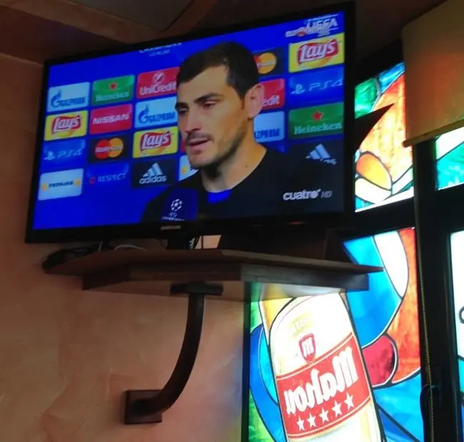 Casillas en Cuatro tras un partido de Champions. / Mundiario
