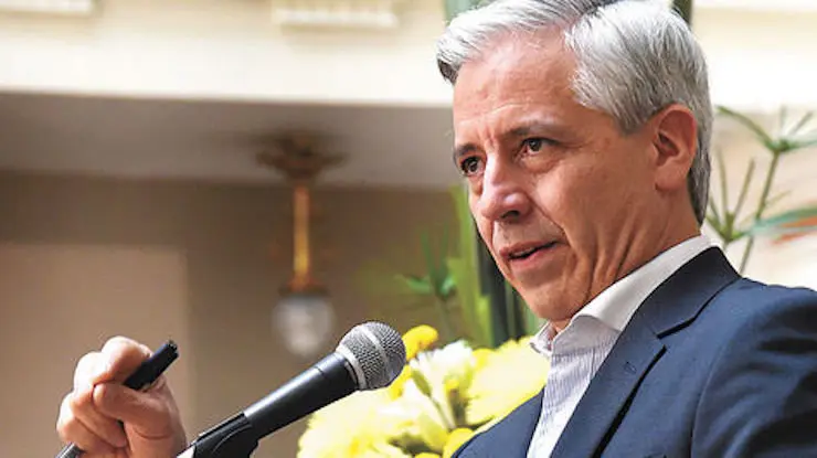 Álvaro García Linera, vicepresidente de Bolivia.