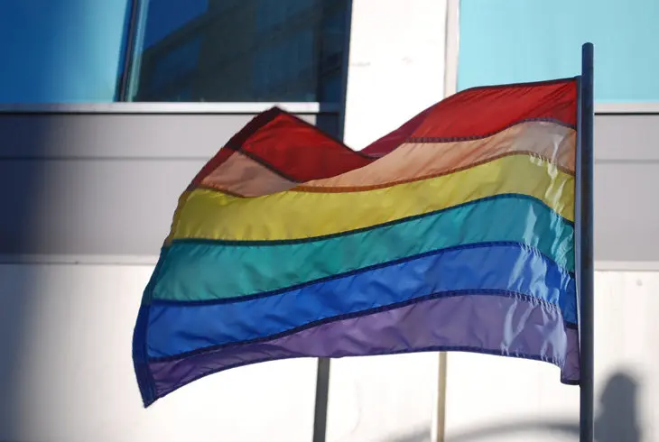 Bandera del movimiento LGTBI+. / Mundiario