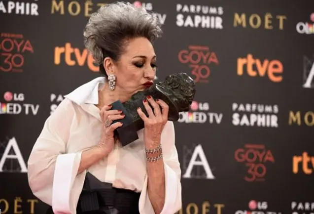 Luisa Gavasa en la gala de los Goya