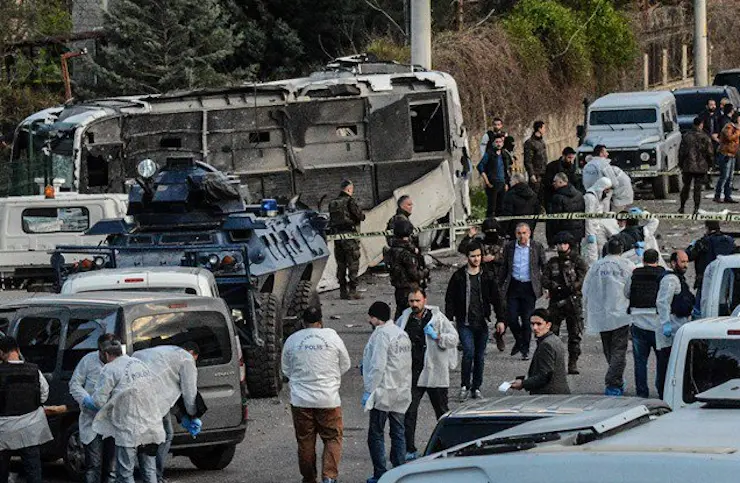 Atentado con coche bomba en Turquía. / RRSS