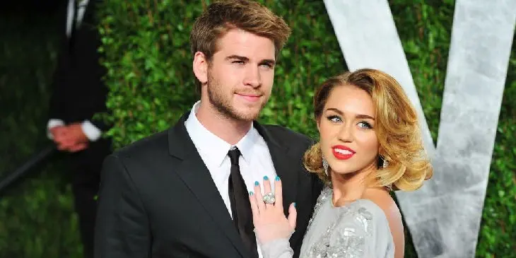 Miley Cyrus y Liam Hemsworth./ La Vanguardia Mx