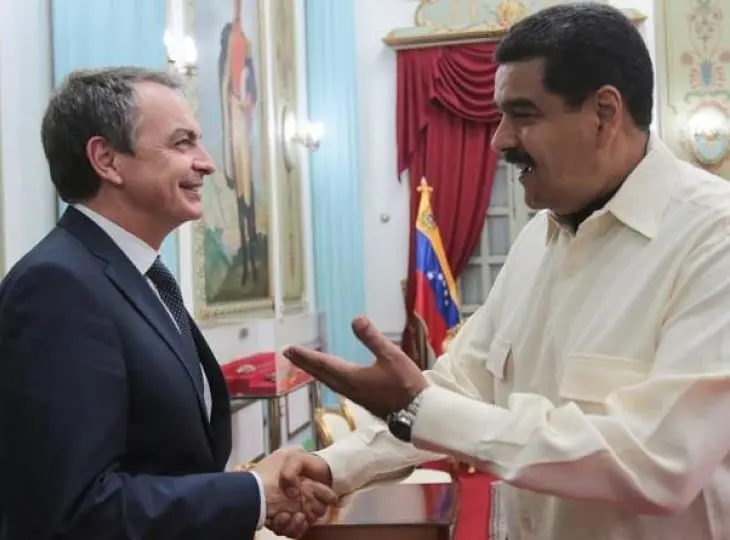 Zapatero y Maduro. / RR SS