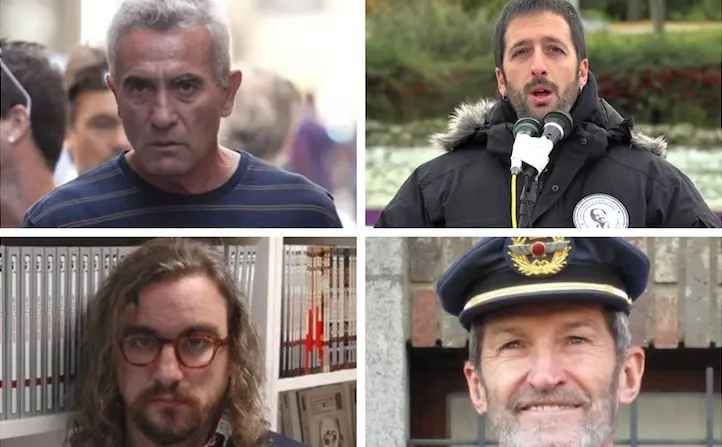 Diego Cañamero, Juanma del Olmo, Jorge Lago y Julio Rodríguez, algunos de los cuneros de Podemos.