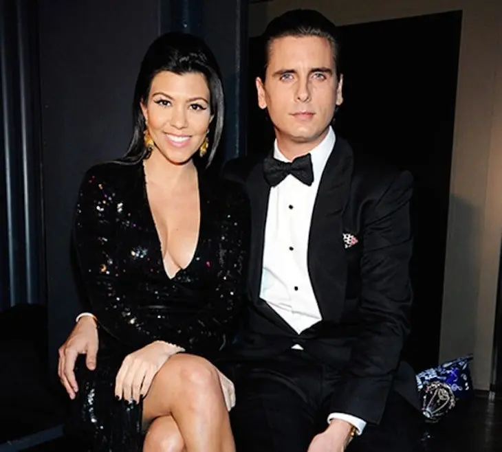 Kourtney Kardashian y Scott Disick. / usmagazine.com