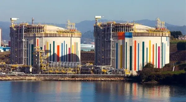 Planta de gas de Reganosa, en Mugardos (A Coruña).