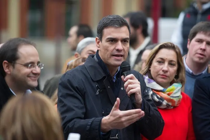 Pedro Sánchez, l&iacute;der del PSOE.