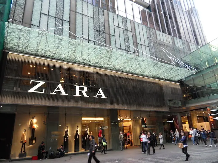 Sucursal de una tienda Zara.