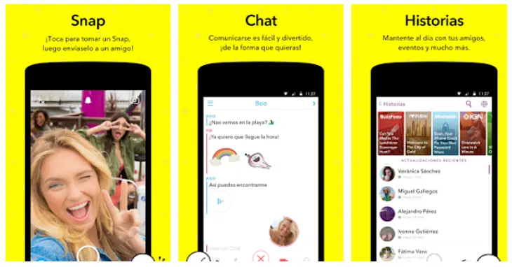 Snapchat / www.snapchat.com/l/es/