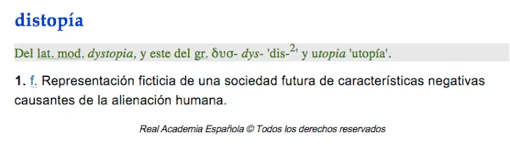 distopía.