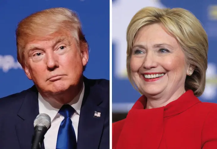 Donald Trump y Hillary Clinton.