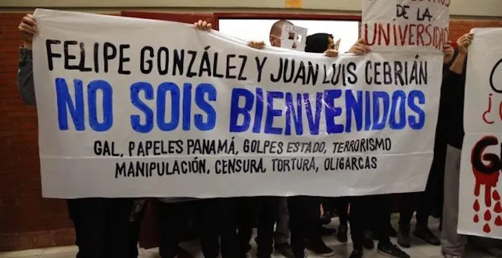 Manifestación contra Felipe González. : publico.es