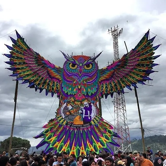 Barrilete gigante de Sumpango Sacatep&eacute;quez.