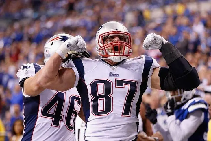 Rob Gronkowski (87). / Facebook.