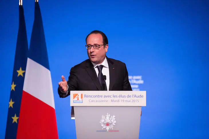 Francois Hollande, presidente de Francia.