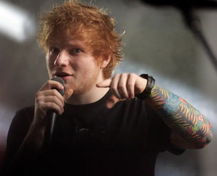Ed Sheeran.