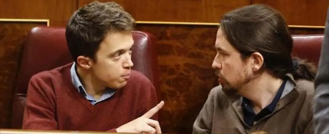 Íñigo Errejón y Pablo Iglesias, de Podemos. / RR SS