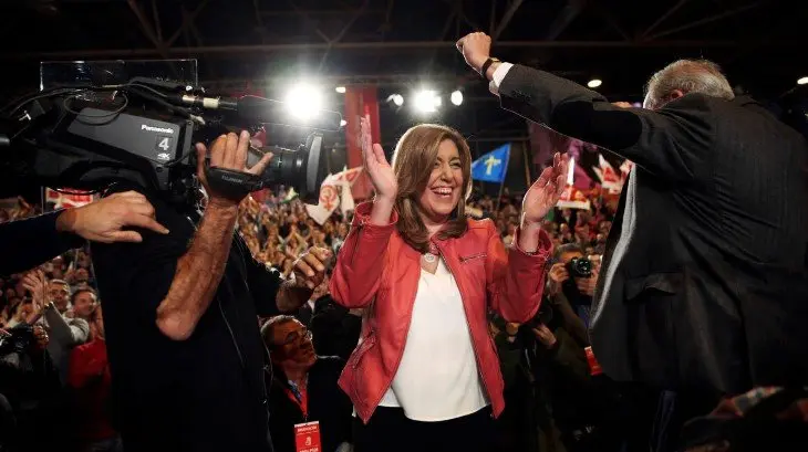 Susana D&iacute;az intenta hacerse con la secretar&iacute;a general del PSOE. / RRSS