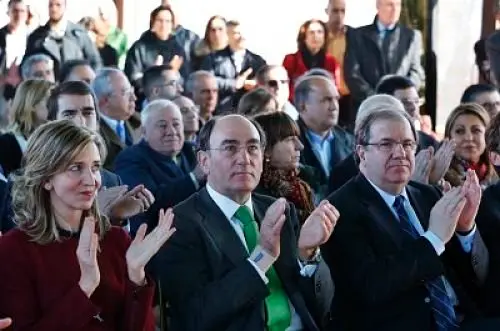 El presidente de Iberdrola, Ignacio Galán, y el presidente de la Junta de Castilla y León, Juan Vicente Herrera.
