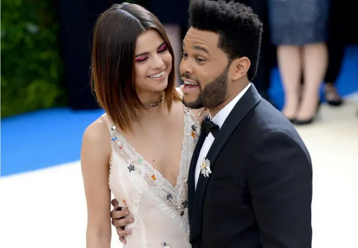 Selena Gomez, actriz, y The Weeknd, cantante. Instagram.
