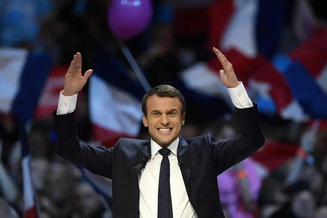 Emmanuel Macron, candidato de En March&eacute;!. / Twitter.