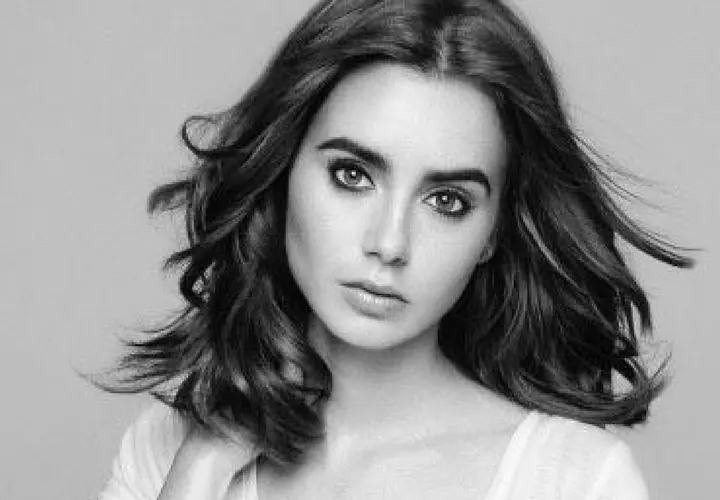 Lily Collins, actriz. Pinterest.