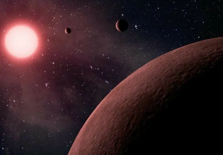 Ilustraci&oacute;n de una estrella lejana. NASA.