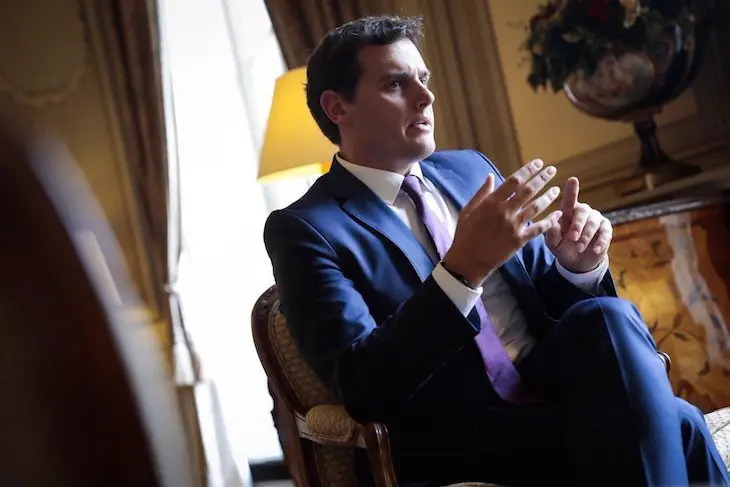 Albert Rivera, l&iacute;der de Ciudadanos. / Twitter
