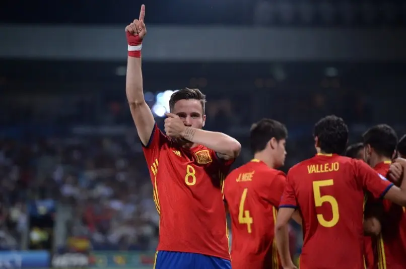 Espa&ntilde;a Sub 21. / @UEFAUnder21