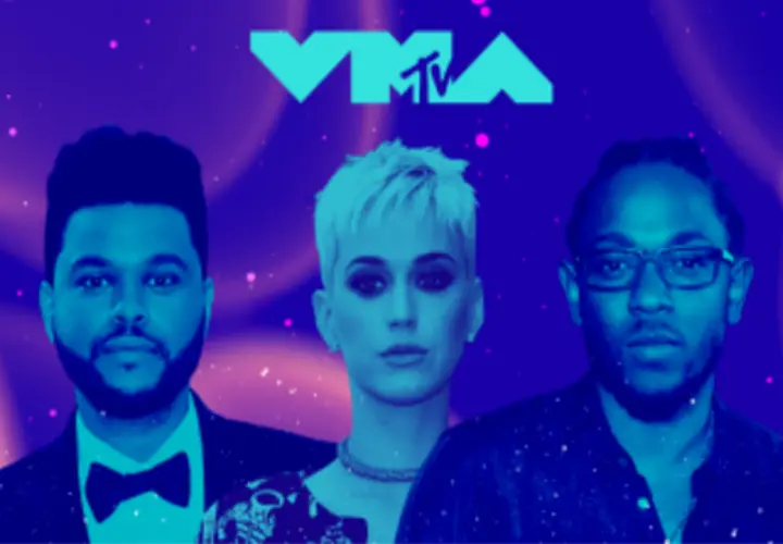 The Weeknd, Katy Perry y Kendrick Lamar, los artistas m&aacute;s nominados a los MTV Video Music Awards 2017. / lanacion.com.a