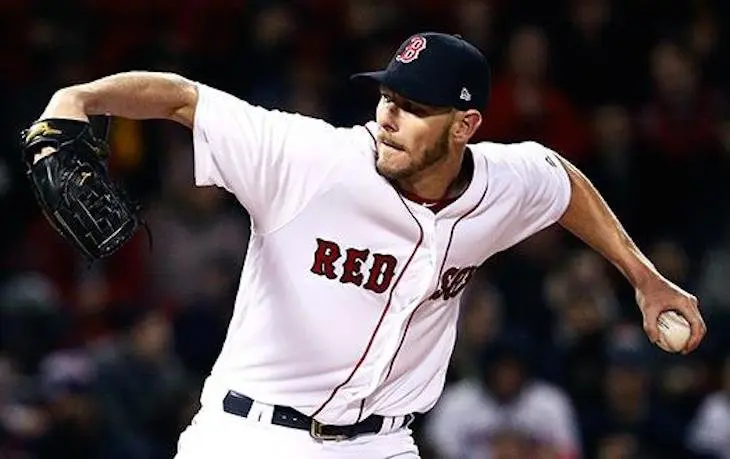 Chris Sale, pitcher de los Boston Red Sox. / Twitter