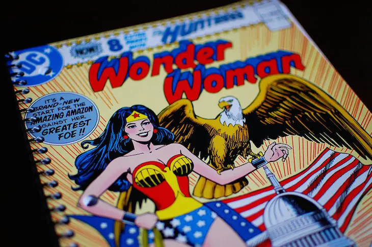 Portada de un número de Wonder Woman.