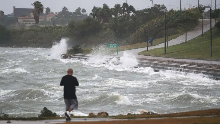 Imagen de Harvey azotando Texas. / RRSS