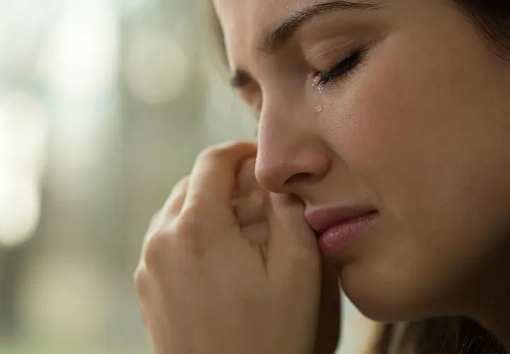 Mujer llorando. / Pexels.