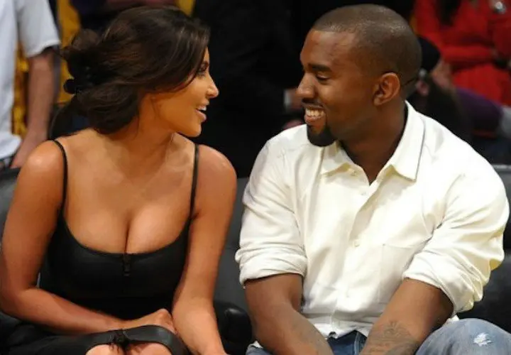 Kim Kardashian, empresaria y Kanye West, rapero. RR SS