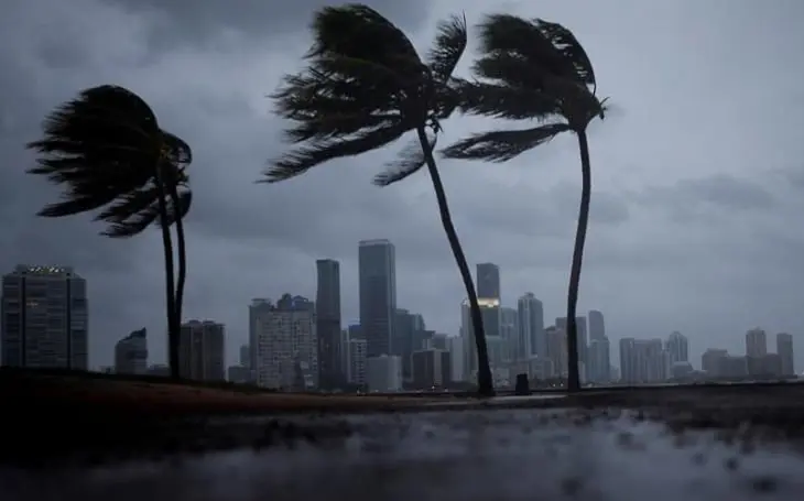 El Irma a su paso por Florida, en EE UU.