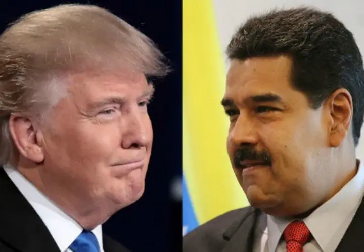 Donald Trump, presidente de Estados Unidos y Nicol&aacute;s Maduro, presidente de Venezuela. RR SS