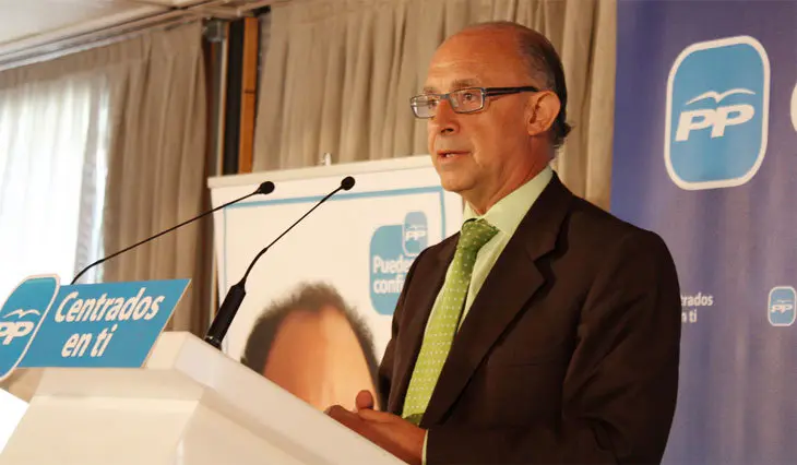 Ministro de Hacienda, Crist&oacute;bal Montoro.