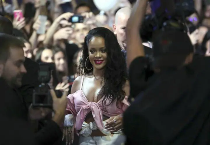 Rihanna, en su visita a Madrid. Twitter