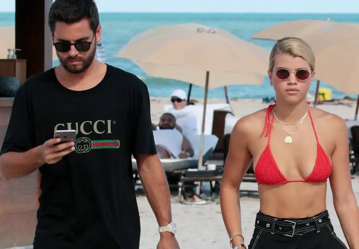 Scott Disick, celebridad, y Sofia Richie, it girl. Instagram.