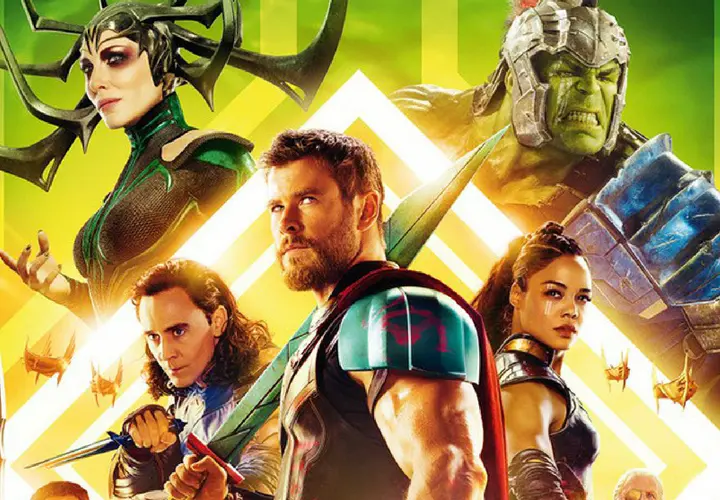 P&oacute;ster de Thor Ragnarok.