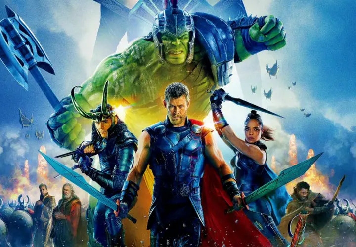 P&oacute;ster de Thor Ragnarok.