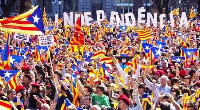 Manifestaci&oacute;n en Catalu&ntilde;a. / Archivo
