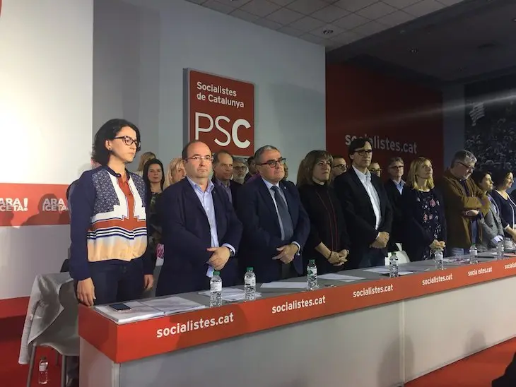 Máximos dirigentes del PSC. / Twitter-PSC