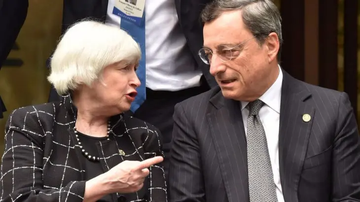 Janet Yellen y Mario Draghi. / RRSS